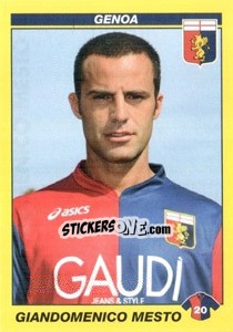 Cromo GIANDOMENICO MESTO - Calciatori 2009-2010 - Panini