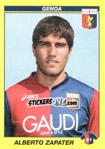 Sticker ALBERTO ZAPATER - Calciatori 2009-2010 - Panini