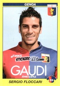 Sticker SERGIO FLOCCARI - Calciatori 2009-2010 n. 190 - Panini