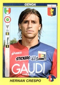 Sticker HERNAN CRESPO - Calciatori 2009-2010 - Panini