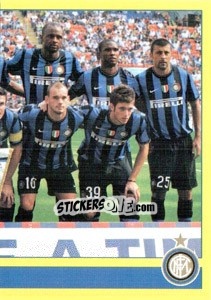 Sticker SQUADRA/2 (Inter) - Calciatori 2009-2010 n. 195 - Panini