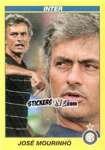 Sticker JOSé MOURINHO - Calciatori 2009-2010 n. 196 - Panini
