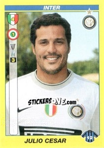 Sticker JULIO CESAR - Calciatori 2009-2010 - Panini