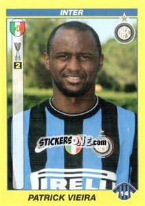 Sticker PATRICK VIEIRA - Calciatori 2009-2010 n. 206 - Panini