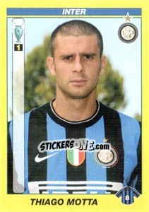 Sticker THIAGO MOTTA - Calciatori 2009-2010 - Panini