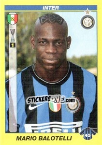 Sticker MARIO BALOTTELLI - Calciatori 2009-2010 n. 213 - Panini