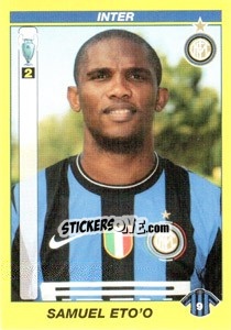 Sticker SAMUEL ETO'O - Calciatori 2009-2010 n. 214 - Panini