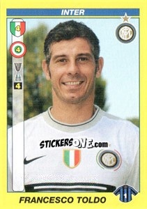 Sticker FRANCESCO TOLDO - Calciatori 2009-2010 n. 216 - Panini