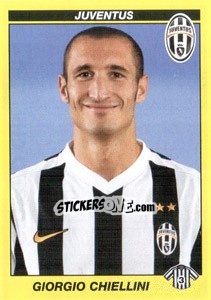 Sticker GIORGIO CHIELLINI - Calciatori 2009-2010 n. 223 - Panini