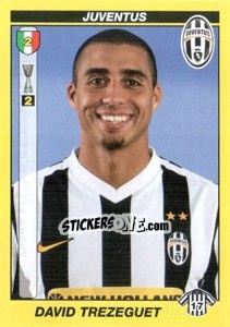 Sticker DAVID TREZEGUET - Calciatori 2009-2010 n. 238 - Panini