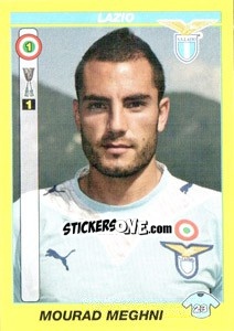 Sticker MOURAD MEGHNI - Calciatori 2009-2010 n. 258 - Panini