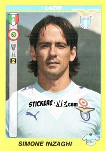 Sticker SIMONE INZAGHI - Calciatori 2009-2010 n. 260 - Panini