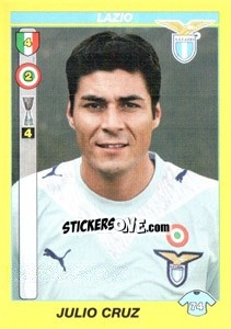 Sticker JULIO CRUZ - Calciatori 2009-2010 n. 263 - Panini