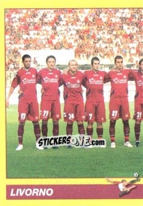 Sticker SQUADRA/1 (Livorno) - Calciatori 2009-2010 - Panini