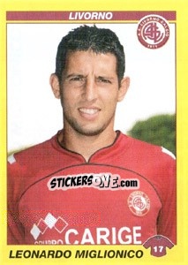 Sticker LEONARDO MIGLIONICO - Calciatori 2009-2010 - Panini