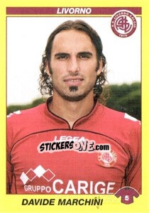 Sticker DAVIDE MARCHINI - Calciatori 2009-2010 - Panini