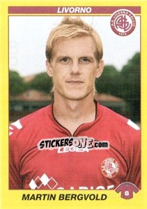Sticker MARTIN BERGVOLD - Calciatori 2009-2010 n. 280 - Panini