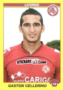 Sticker GASTON CELLERINO - Calciatori 2009-2010 n. 284 - Panini