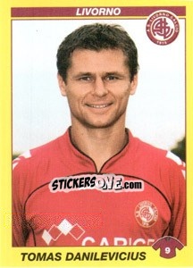 Sticker TOMAS DANILEVICIUS - Calciatori 2009-2010 n. 287 - Panini