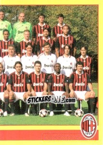 Figurina SQUADRA/2 (Milan) - Calciatori 2009-2010 - Panini