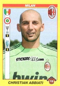 Sticker CHRISTIAN ABBIATI - Calciatori 2009-2010 n. 293 - Panini