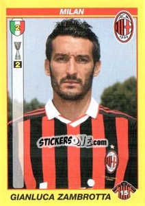 Cromo GIANLUCA ZAMBROTTA - Calciatori 2009-2010 - Panini