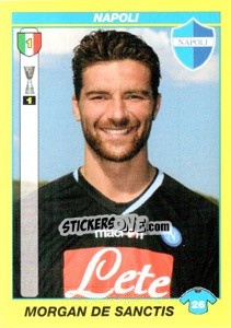 Figurina MORGAN DE SANCTIS - Calciatori 2009-2010 - Panini