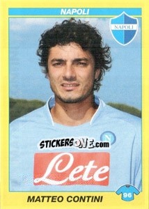 Sticker MATTEO CONTINI - Calciatori 2009-2010 - Panini