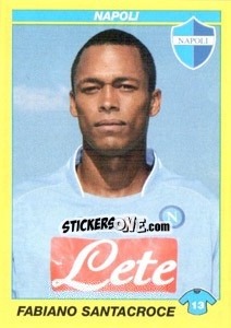 Sticker FABIANO SANTACROCE - Calciatori 2009-2010 n. 321 - Panini