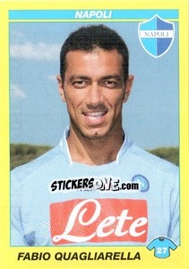 Sticker FABIO QUAGLIARELLA - Calciatori 2009-2010 n. 334 - Panini
