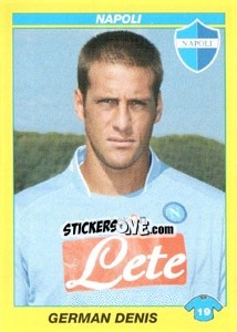 Sticker GERMAN DENIS - Calciatori 2009-2010 n. 335 - Panini