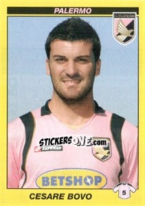 Sticker CESARE BOVO - Calciatori 2009-2010 n. 343 - Panini