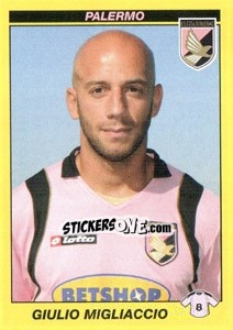 Sticker GIULIO MIGLIACCIO - Calciatori 2009-2010 n. 347 - Panini