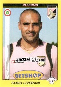 Sticker FABIO LIVERANI - Calciatori 2009-2010 n. 349 - Panini