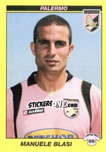 Sticker MANUELE BLASI - Calciatori 2009-2010 n. 351 - Panini