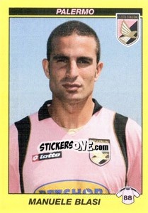 Sticker MANUELE BLASI - Calciatori 2009-2010 - Panini