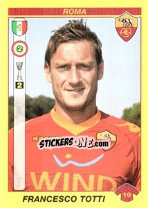 Sticker FRANCESCO TOTTI - Calciatori 2009-2010 n. 405 - Panini