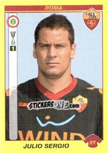 Sticker JULIO SERGIO - Calciatori 2009-2010 - Panini