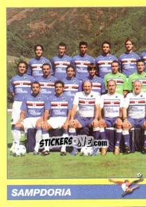 Sticker SQUADRA/1 (Sampdoria) - Calciatori 2009-2010 n. 410 - Panini