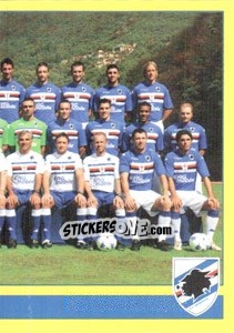 Sticker SQUADRA/2 (Sampdoria) - Calciatori 2009-2010 n. 411 - Panini