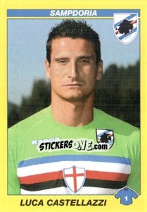 Sticker LUCA CASTELLAZZI - Calciatori 2009-2010 - Panini