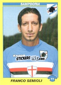 Sticker FRANCO SEMIOLI - Calciatori 2009-2010 n. 425 - Panini