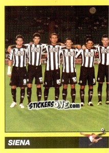 Sticker SQUADRA/1 (Siena) - Calciatori 2009-2010 n. 434 - Panini