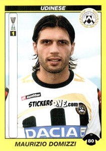 Sticker MAURIZIO DOMIZZI - Calciatori 2009-2010 - Panini