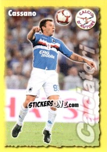 Sticker Cassano - Calciatori 2009-2010 n. 483 - Panini