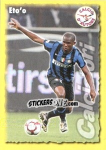 Sticker Eto'o - Calciatori 2009-2010 n. 487 - Panini