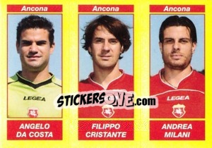 Cromo Angelo Da Costa / Filippo Cristante / Andrea Milani - Calciatori 2009-2010 - Panini