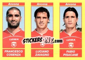 Sticker FRANCESCO COSENZA / LUCIANO ZAVAGNO / FABIO PISACANE