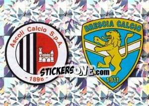 Sticker Scudetto (Ascoli - Brescia) - Calciatori 2009-2010 n. 508 - Panini