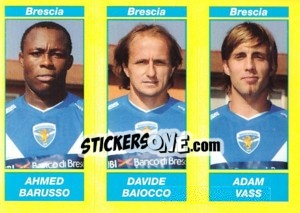 Sticker Ahmed Barusso / Davide Baiocco / Adam Vass - Calciatori 2009-2010 - Panini